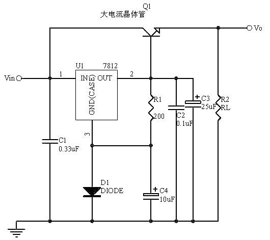 7812穩(wěn)壓電源電路圖-7812穩(wěn)壓電源詳解-7812詳細(xì)中文資料-KIA MOS管