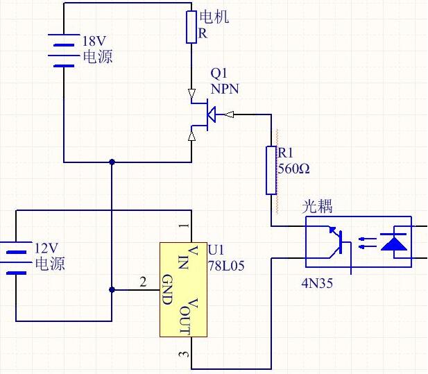 mos管驅(qū)動電機(jī)電路圖