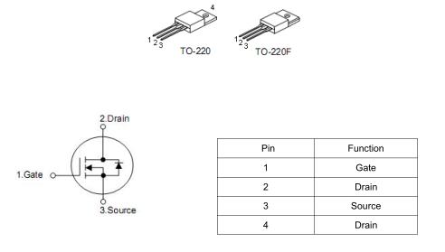 650V10AMOS管 KNX6165A資料