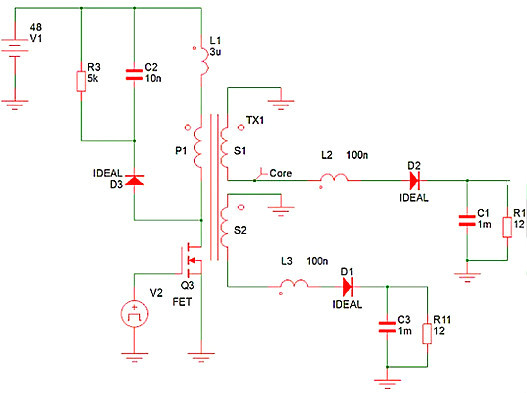 電源,電源交叉調(diào)整,變壓器