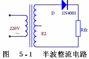 電子電路圖，整流二極管的作用,整流電路