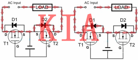 使用MOS管的固態(tài)繼電器（SSR）電路-KIA MOS管
