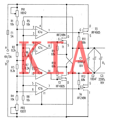 場(chǎng)效應(yīng)管橋式整流電源分享-KIA MOS管