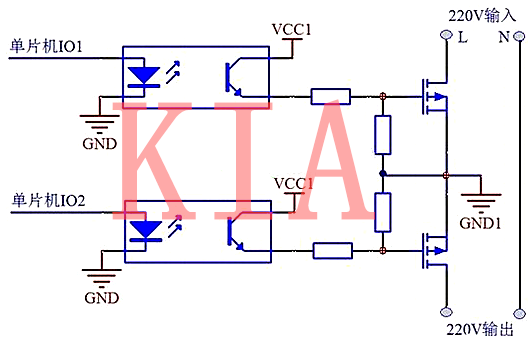 MOS管 220V 單片機