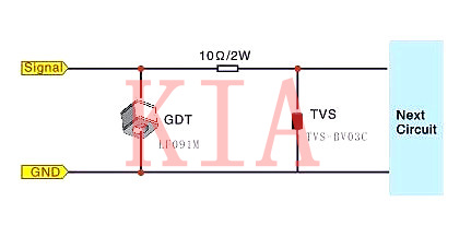 TVS 二極管 電路圖