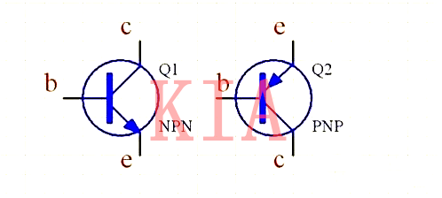 PNP和NPN三極管的開關(guān)電路分析-KIA MOS管