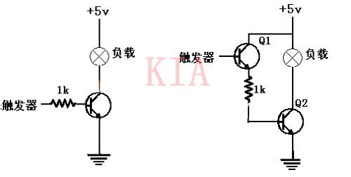 三極管開關應用及開關電路圖分析-KIA MOS管