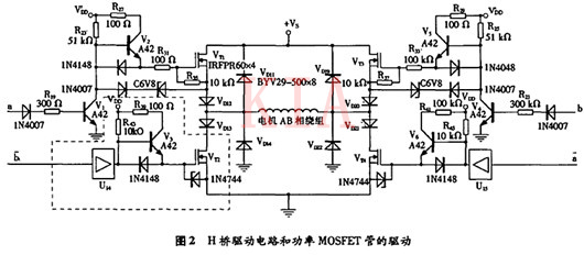 步進電機 H橋驅(qū)動電路 MOSFET