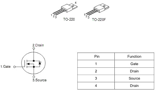 ?充電模塊,?500v 13a mos管,?KNX6450A場效應管參數(shù)-KIA MOS管