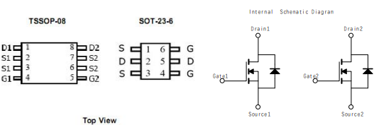 8205MOS管,8205場效應(yīng)管參數(shù)