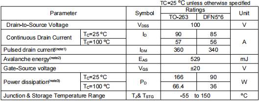 80n10場效應(yīng)管,KCX3310A參數(shù)